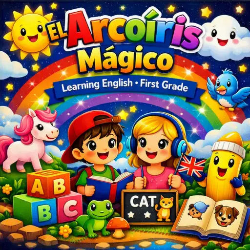 Arcoiris Mágico para aprender colores en inglés